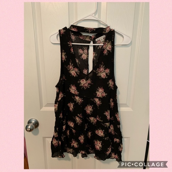 AE Floral Choker Tank - Picture 2 of 5